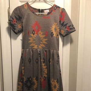 Lularoe Amelia Aztec tribal Small